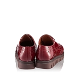 Pantofi casual dama bordo 4342 piele lacuita