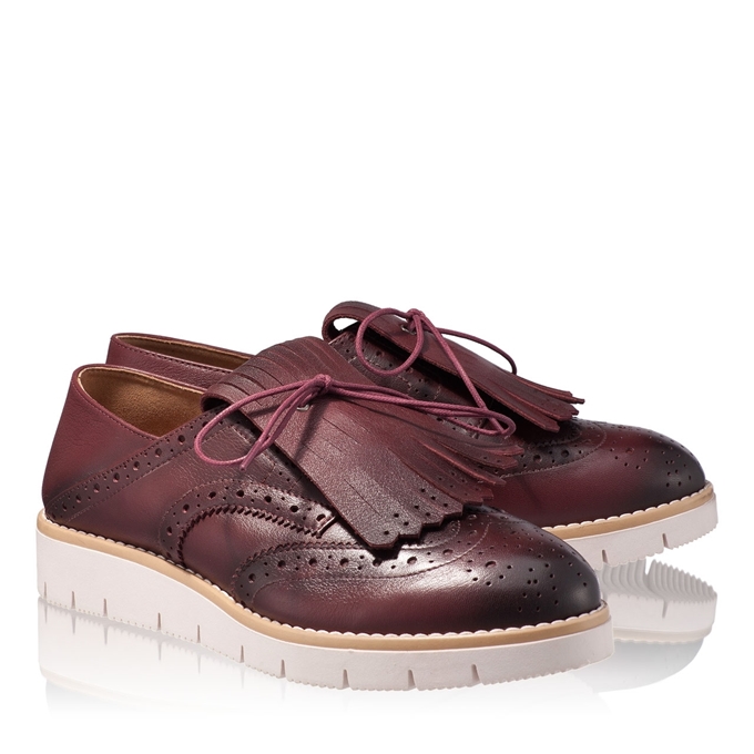 Imagine Pantofi Casual Dama 4834 Vitello Bordo