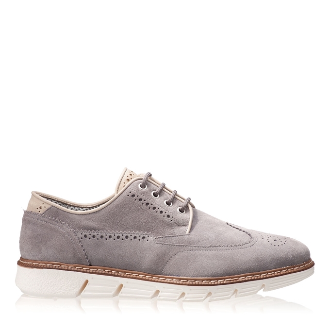 Imagine Pantofi Barbati Smart Casual 6702 Crosta Grigio