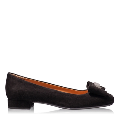 Pantofi Eleganti Dama 4635 Camoscio Negru