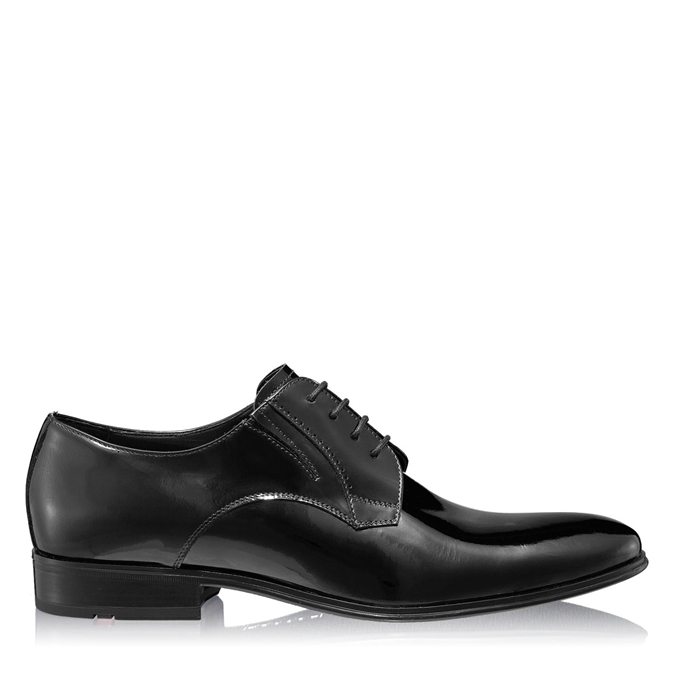 Imagine Pantofi Eleganti Barbati 6851 Vernice Negru