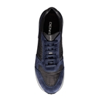 Imagine Pantofi Sport Barbati 6901 Crosta Blue+Tesut Negru