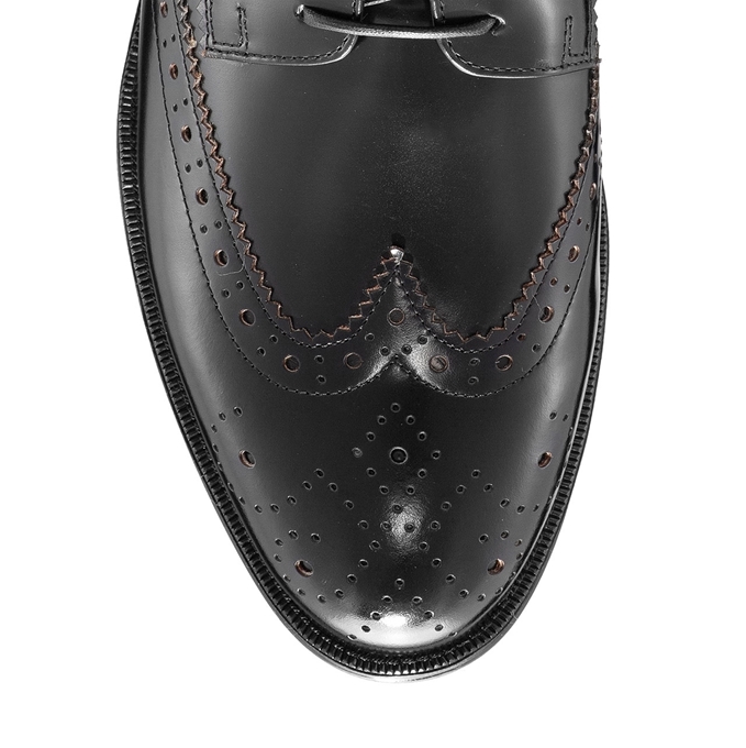 Imagine Pantofi Eleganti Barbati 7020 Abrazivato Negru