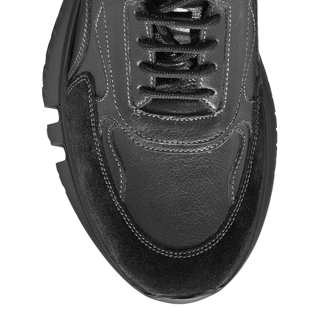 Imagine Pantofi Sport Dama 7176 Vitello + Crosta Negru