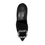 Imagine Pantofi Eleganti Dama 6097 Camoscio Negru