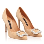 Imagine Pantofi Eleganti Dama 6097 Camoscio Biscoto