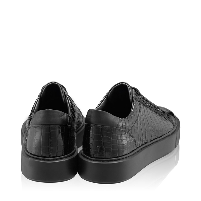 Imagine Pantofi Sport Barbati 6897 Croco Negru