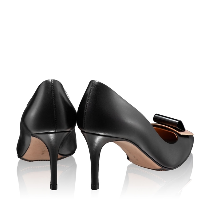 Imagine Pantofi Eleganti Damă 6182 Vitello Negru