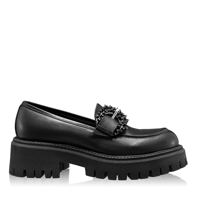 Imagine Pantofi Casual Dama 7250 Vitello Negru