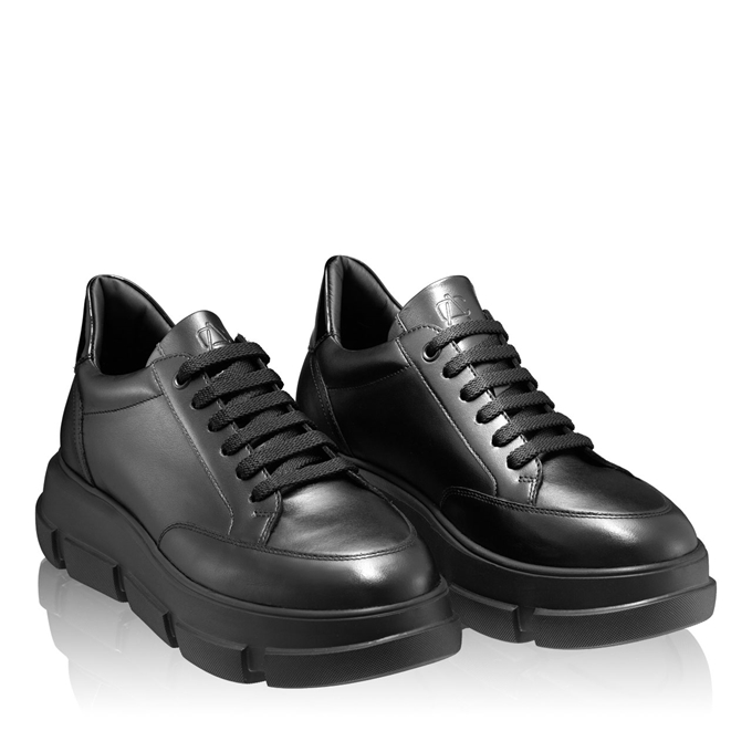 Imagine Pantofi Sport Dama 7174 Vitello Negru/Negru