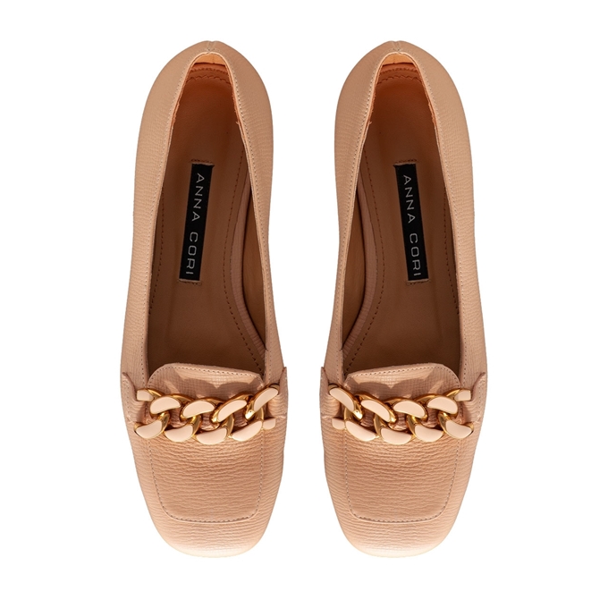 Imagine Pantofi Casual Dama 6167 Vitello Stamp Nude