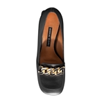 Imagine Pantofi Eleganti Damă 6103 Vitello Stamp Negru