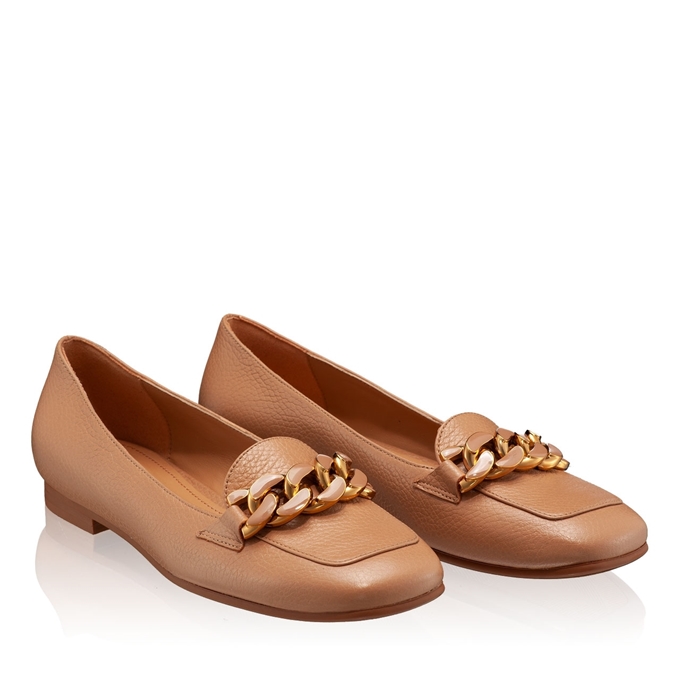 Imagine Pantofi Casual Dama 6167 Vitello Stamp Camel