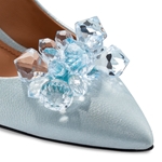 Imagine Pantofi Eleganți Damă 4591 Nabuck Perlato Azzurro