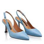 Imagine Pantofi Eleganți Damă 5728 Vitello Azzurro