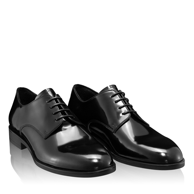 Imagine Pantofi Eleganti Barbati 7099 Abrazivato Negru