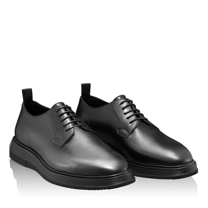 Imagine Pantofi Casual Barbati 7323 Vitello Negru