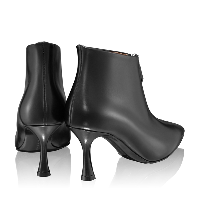 Imagine Botine Damă 6123 Vitello Negru