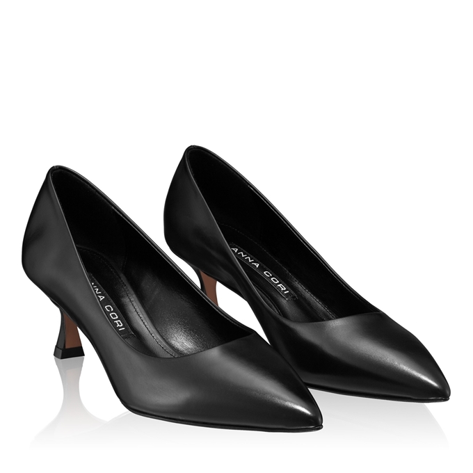Imagine Pantofi Eleganti Dama 7510 Vitello Negru