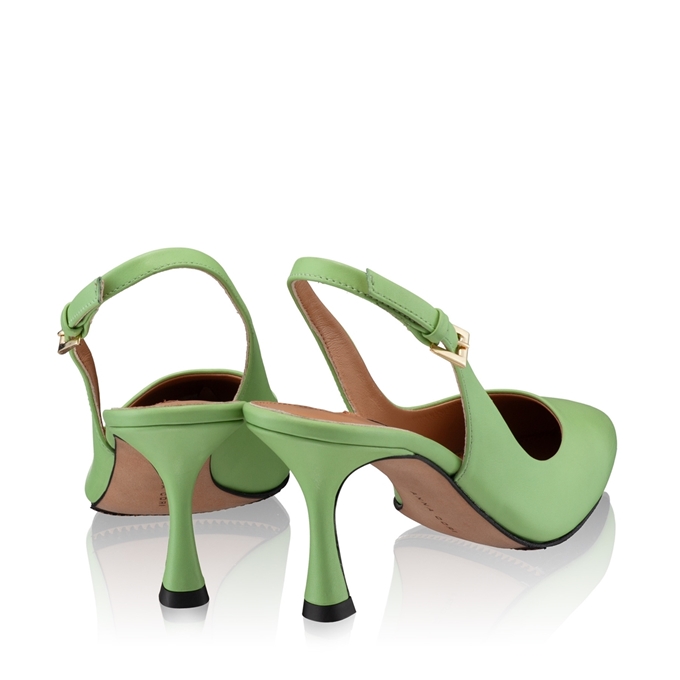 Imagine Pantofi Eleganți Damă 5728 Vitello Verde-Lime