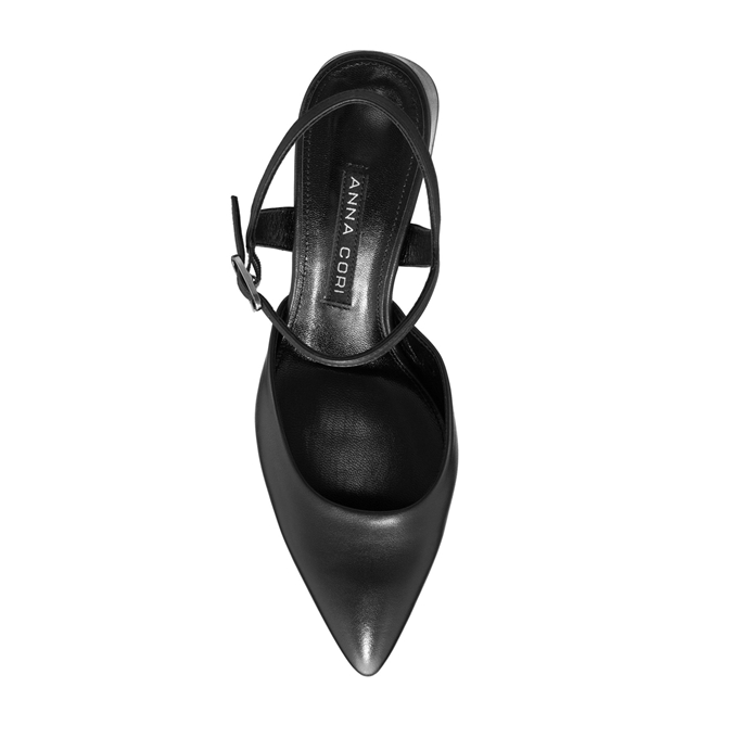 Imagine Pantofi Decupati Dama 8046 Vitello Negru