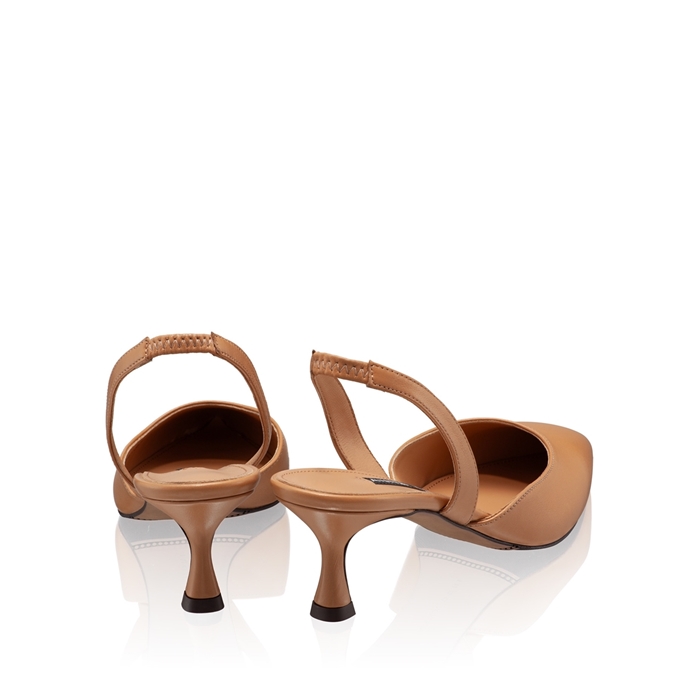 Imagine Pantofi Decupati Dama 8054 Vitello Cappuccino