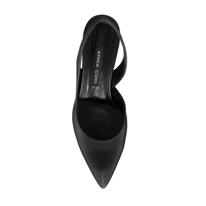 Imagine Pantofi Decupati Dama 8064 Vitello Negru