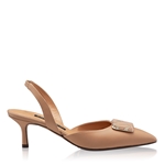 Imagine Pantofi Decupati Dama 8123 Vitello Cappuccino