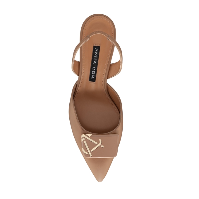 Imagine Pantofi Decupati Dama 8123 Vitello Cappuccino