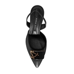 Imagine Pantofi Decupati Dama 8123 Vitello Negru
