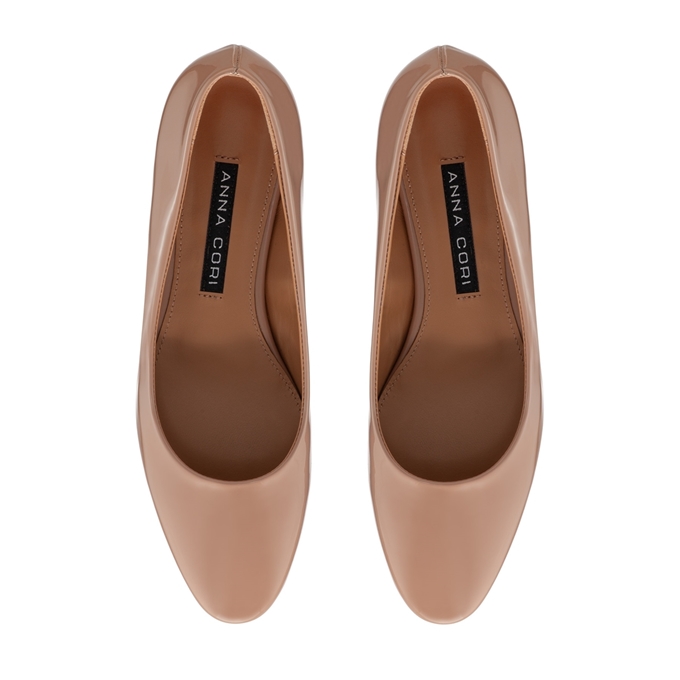 Imagine Pantofi Eleganti Dama 8047 Lac Nude