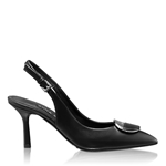 Imagine Pantofi Decupati Dama 8062 Vitello Negru
