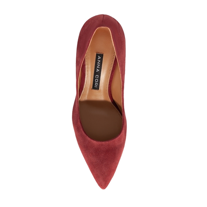 Imagine Pantofi Eleganti Dama 8026 Camoscio Bordo